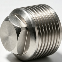 [008-033-2061-000] Stainless steel plug, 316L, (¾" compression nut)